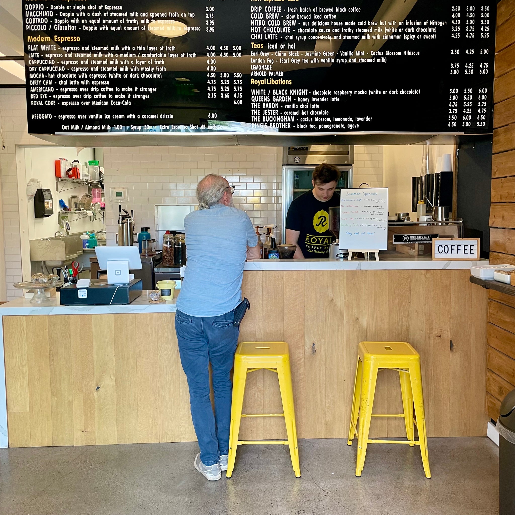 OUR FAVORITE AZ COFFEE BAR - ROYAL COFFEE BAR AZ - BILTMORE PLAZA